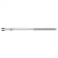 Klein Tools Screw Starter, Tip Size 1/4", Phillips, Shank Length 6", Overall Length 9", Knurled