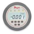 Dwyer Digital Panel Meter: Pressure, 0 to 10.0 in WC Input, 9999 Span, Selectable Digit