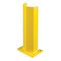 Steel King Pallet Rack Guard: Bolt-On, Floor/Upright, 8 in x 6 in x 24 in, Steel, Yellow