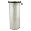 Air Filter, Round, 16" Height, 16" Length, 6-13/32", Flange 7-1/2"Outside Dia.