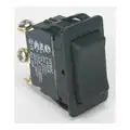 Rocker Switch: Rocker Switch, SPDT, Momentary On/Off/Momentary On, 3 Connections, Black, Black