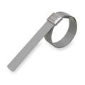Band Clamp: Galvanized Carbon Steel, 1 3/4 in Inside Dia. (In.), 0.03 in Thick (In.), 24 PK