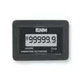 ENM Hour Meter, LCD, Hours/Tenths Display Units, Number of Digits 6, Rectangular