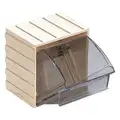 Quantum Storage Systems Tip Out Bin, Number of Drawers or Bins 1, Outside Height 4-1/4", Outside Length 3-5/8"