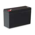 6V DC, Sealed Lead Acid Battery, 8.5 Ah, Faston, 3.7" Height, 2.86 lb Weight, 1.34" Depth