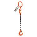 Pewag 5 ft. Adjustable, Oblong, Sling Hook Chain Sling, Grade 100 Alloy Steel , Number of Sling Legs: 1