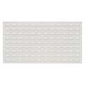 Louvered Panel: 20 in x 36 in x 1/4 in, 1 Sides, 0 Bins, White
