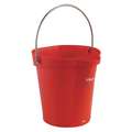Vikan 1.5 Gallon Plastic Bucket / Cleaning Pail, Red