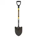 Seymour Midwest Structron Round Point Shovel: 29 in Handle Lg, 9 1/2 in Blade Wd, 11 1/2 in Blade Lg