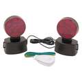 Blazer Wireless Magnetic LED Tow Light Kit: 4-Way, 10 ft Wire Lg, 4 1/4 in Dia, 3 1/2 in Overall Lg
