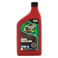 Quaker State Engine Oil: 1 qt Size, Bottle, 10W-30, Amber/Brown, Synthetic Blend