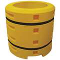 Sentry Linear Low Density Polyethylene Column Protector for 9", Round Column, Yellow