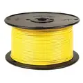 Primary Automotive Wire: 14 AWG Wire Size, PVC, Stranded, 500 ft Lg, Yellow