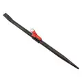 Pinch Bars, Tethered Aligning Pry Bar, Overall Length 24", Overall Width 3/4"