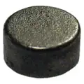 Disc Magnet: Neodymium, Nickel Plating, 0.12 lb Max. Pull, 0.06" Thick, 1/8" Dia