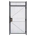 Wirecrafters Hinged Door, Material: Welded Wire, Overall Height: 8 ft. 5-1/4", Overall Width: 3 ft. 4"