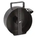 Brady Barricade Tape Dispenser, Black, Holds 3" x 1000 ft. Roll, 1 EA