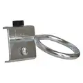Treston Single Ring Tool Holder: 2 3/4" x 9 3/8" x 1 3/4", 1 Hooks, Screw-In, Surface, Silver
