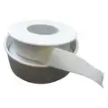 Condor Adhesive Tape, White, Waterproof Yes, Cotton/Polyethylene Film, 1/2" Width, 5 yd Length