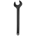 Open End Wrench, Carbon Steel, Black Oxide, Head Size 55 mm, Overall Length 16-3/4", 15&deg;