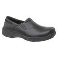 Genuine Grip Work Shoe: Medium, 10, Loafer Shoe Footwear, Men's, Black, 1 PR