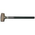 Brass Mallet,16 oz Head Weight,Steel with Rubber Grip Handle Material