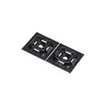 Panduit Cable Tie Mounting Base, Adhesive Mount, Material Nylon 6/6, Number of Entries 4, PK 100