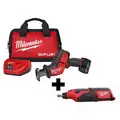 Milwaukee M12 FUEL, HACKZALL Kit and Rotary Tool, 12V DC Voltage, Number of Tools 2
