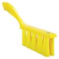 Vikan Wide Soft Bristle Bench Brush, 2.2 x 13 inch, Yellow
