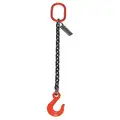 Lift-All 5 ft. Oblong, Sling Hook Chain Sling, Grade 100 Steel , Number of Sling Legs: 1