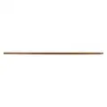 Michigan Brush Handle: 60 in Broom Handle Lg, Acme Thread, Tan, Wood