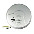 5-3/4" Smoke Alarm with 85 dB @ 10 Feet Audible Alert; 120 VAC/DC Hardwired + 9 Volt Replaceable B