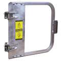 Single-Door Metal: Aluminum, For 16 3/4 in to 20 1/2 in Opening Wd, Adj