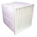Pocket Air Filter, 24x24x24, MERV 13, Pink, Synthetic, Number of Pockets: 8