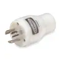 Plug Configuration Adapter: Locking-Blade to Straight-Blade, 15 A, 125V AC, 15 A  15 A
