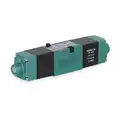 Solenoid Air Control Valve: 120V AC, Solenoid / Solenoid, 1/4 in Pipe Size, 0 to 150 psi