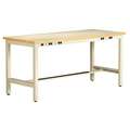 Bolted Workbench, Laminate, 30" Depth, 34" to 40" Height, 72" Width, 2,250 lb Load Capacity
