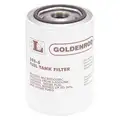 Fuel Filter: 10 micron, 5 1/4 in Lg, 3 11/16 in Outside Dia., 1"-12 Thread Size, Spin-On
