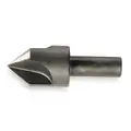 Keo Countersink: 1/2 in Body Dia., 1/4 in Shank Dia., Bright (Uncoated) Finish, 2 in Overall Lg