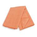 Microfiber Cloth, Medium Duty, 12" x 15", Orange, PK 2
