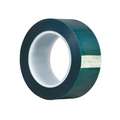 3M Film Tape: 2 in x 72 yd, 3.2 mil Tape Thick, Silicone Adhesive, Indoor and Outdoor, Up to 400&deg;F