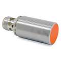 IFM Cylindrical Proximity Sensor: 10 to 30V DC, 400 Hz Proximity Sensor Op Freq, 3 Wire PNP, Metal