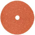 Aluminum Oxide, Fiber Disc, Non-Woven, 4 1/2" Disc Diameter, 7/8" Mounting Hole Size