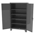 Greene Manufacturing, Inc. Storage Cabinet: 60 in x 24 in x 84 in, Swing Handle & Padlock Hasp