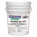 Petrochem Divider Oil: Mineral, 5 gal, Pail, ISO Viscosity Grade 32/46, NSF Rating H3 Food Grade
