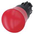 Push Button Operator: 22 mm Size, Maintained / Trigger Action / Turn to Release, Red