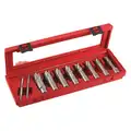 Milwaukee Annular Cutter Set, Number of Cutters 8, Carbide Tipped, Bright (Uncoated)
