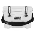 Grizzly Coolers 15 qt. Marine Chest Cooler with Ice Retention Up to 4 days; White, Holds 15 Cans