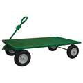 Wagon Truck with Flow-Through Flush Metal Deck, Perforated Metal, 1,200 lb Load Capacity