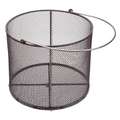 Parts Washing Basket: Round, 12 5/8 in Basket Ht, 16 in Basket Dia.